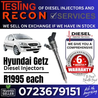 Hyundai Getz diesel injectors for sale