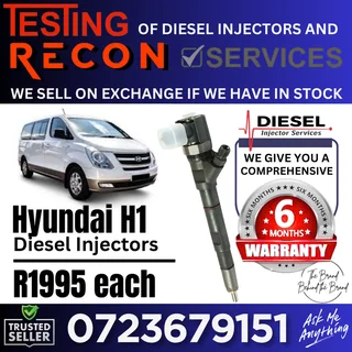 Hyundai H1 Bosch diesel injectors for sale
