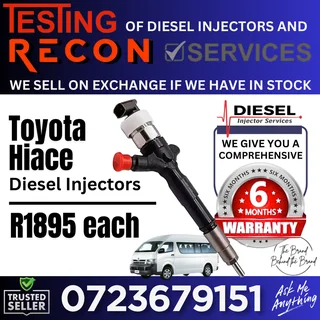 Toyota Hiace diesel injectors for sale
