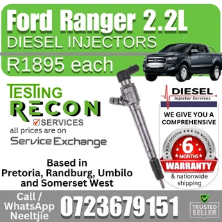 Ford Ranger 2.2L Diesel Injectors for sale