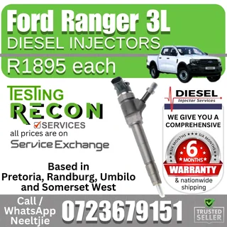 Ford Ranger 3L Diesel Injectors for sale