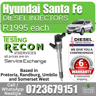 Hyundai Santa Fe Diesel Injectors for sale