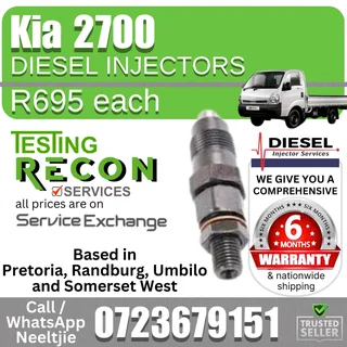 Kia 2700 Diesel Injectors for sale