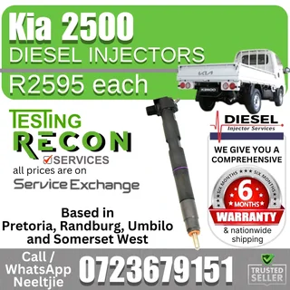 Kia 2500 Diesel Injectors for sale