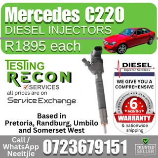 Mercedes C220 Diesel Injectors for sale