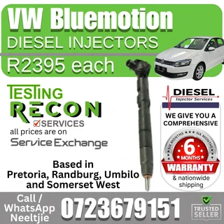 VW Bluemotion Diesel Injectors fo sale