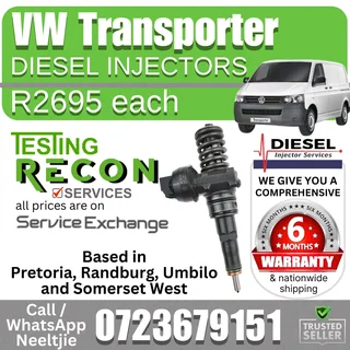 VW Transporter Diesel Injectors for sale