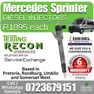 Mercedes Sprinter Diesel Injector for sale