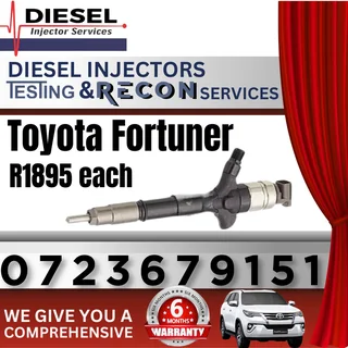 Toyota Fortuner diesel injectors for sale