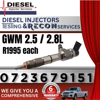 GWM 2.5L / 2.8L diesel injectors for sale