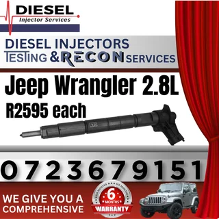 Jeep Wrangler 2.8L diesel injectors for sale