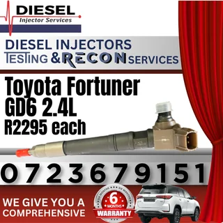 Toyota Fortuner GD6 2.4L diesel injectors for sale