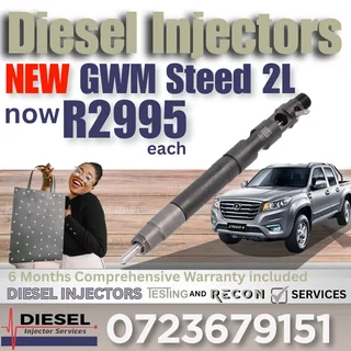 NEW GWM Steed 2L diesel injectors for sale