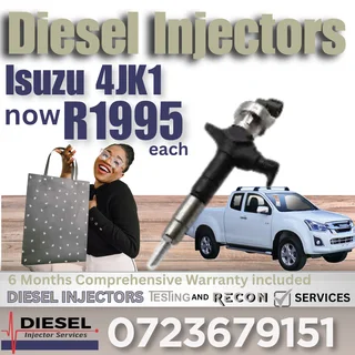 Isuzu 4JK1 diesel injectors for sale