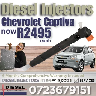 Chevrolet Captiva diesel injectors for sale