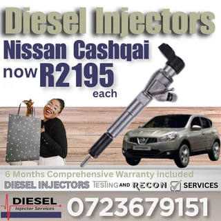 Nissan Cashqai diesel injectors for sale