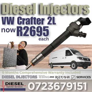 VW Crafter 2L diesel injectors for sale