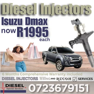 Isuzu D-max diesel injectors for sale
