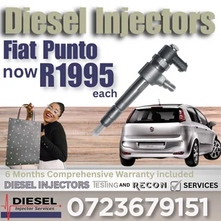 Fiat Punto diesel injectors for sale
