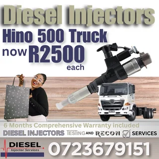 Hino 500 truck diesel injectors for sale