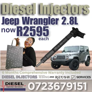 Jeep Wrangler 2.8L diesel injectors for sale