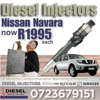Nissan Navara diesel injectors for sale