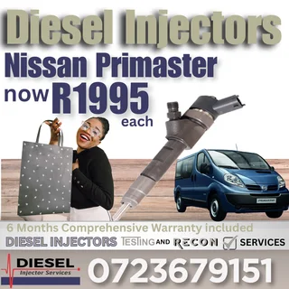 Nissan Primaster diesel injectors for sale
