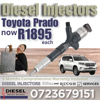 Toyota Prado diesel injectors for sale