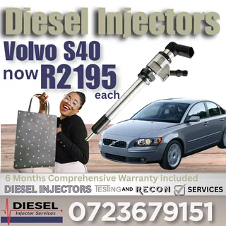 Volvo S40 diesel injectors for sale