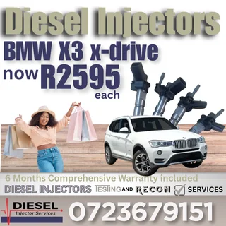 BMW X3 x-drive diesel injectors for sale