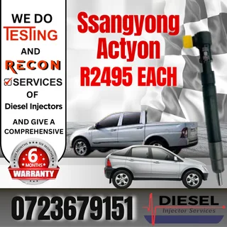 Ssangyong Actyon diesel injectors for sale