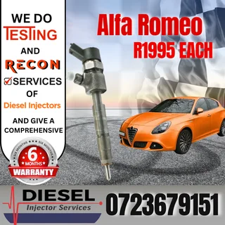 Alfa Romeo diesel injectors for sale