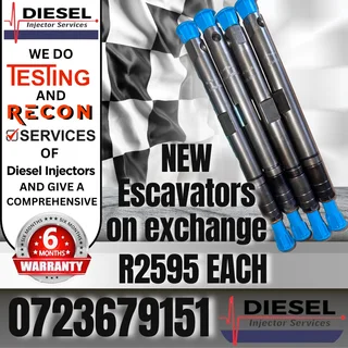 NEW excavators diesel injectors for sale