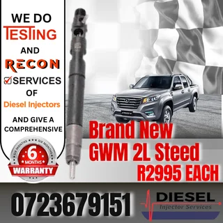 Brand New GWM Steed 2L diesel injectors for sale if in stock