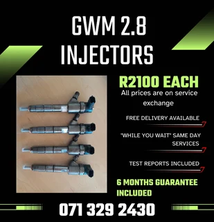 Gwm 2.8 Injectors For Sale With Warranty