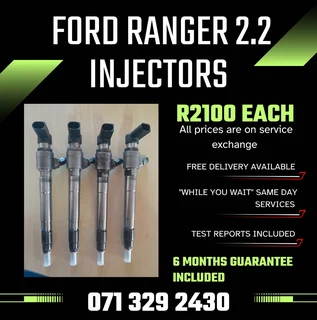 Ford Ranger 2.2 Diesel Injectors For Sale With Warranty
