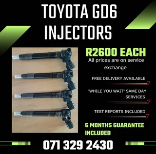 Toyota Gd6 Diesel Injectors For Sale With Warranty