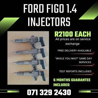 Ford Figo 1.4 Diesel Injectors For Sale With Warranty