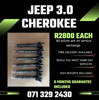 Jeep Cherokee 3.0 Diesel Injectors For Sale With Warranty