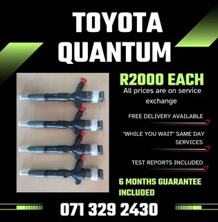 Toyota Quantum Diesel Injectors For Sale With Warranty