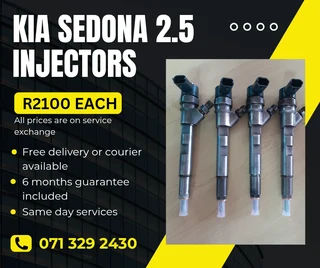 Kia Sedona 2.5 Diesel Injectors For Sale With Warranty