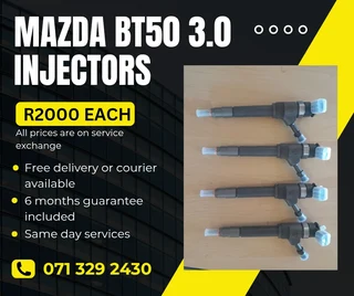 Mazda Bt50 3.0 Diesel Injectors For Sale With Warranty