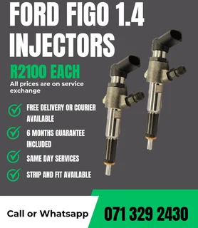 Ford Figo 1.4 Diesel Injectors For Sale With Warranty