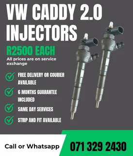 Vw Caddy 2.0 Injectors For Sale With Warranty