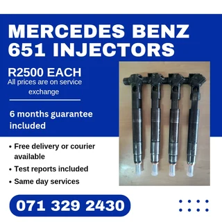 Mercedes Benz 651 Diesel Injectors For Sale With Warranty