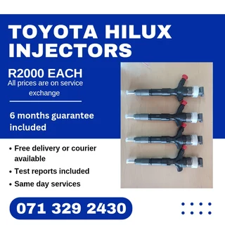 Toyota Hilux Diesel Injectors For Sale With Warranty