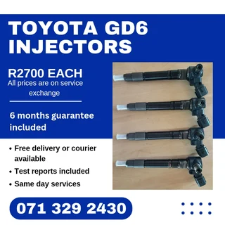 Toyota Gd6 Diesel Injectors For Sale With Warranty