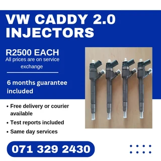 Vw Caddy 2.0 Injectors For Sale With Warranty