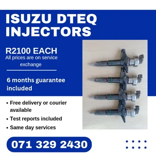 Isuzu Dteq Kb250 Injectors For Sale With Warranty