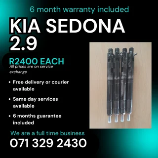 Kia Sedona 2.9 Injectors For Sale With Warranty On